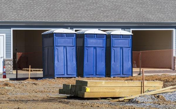 construction site portable restrooms offers weekly cleaning and maintenance services for all of our portable restrooms on construction sites